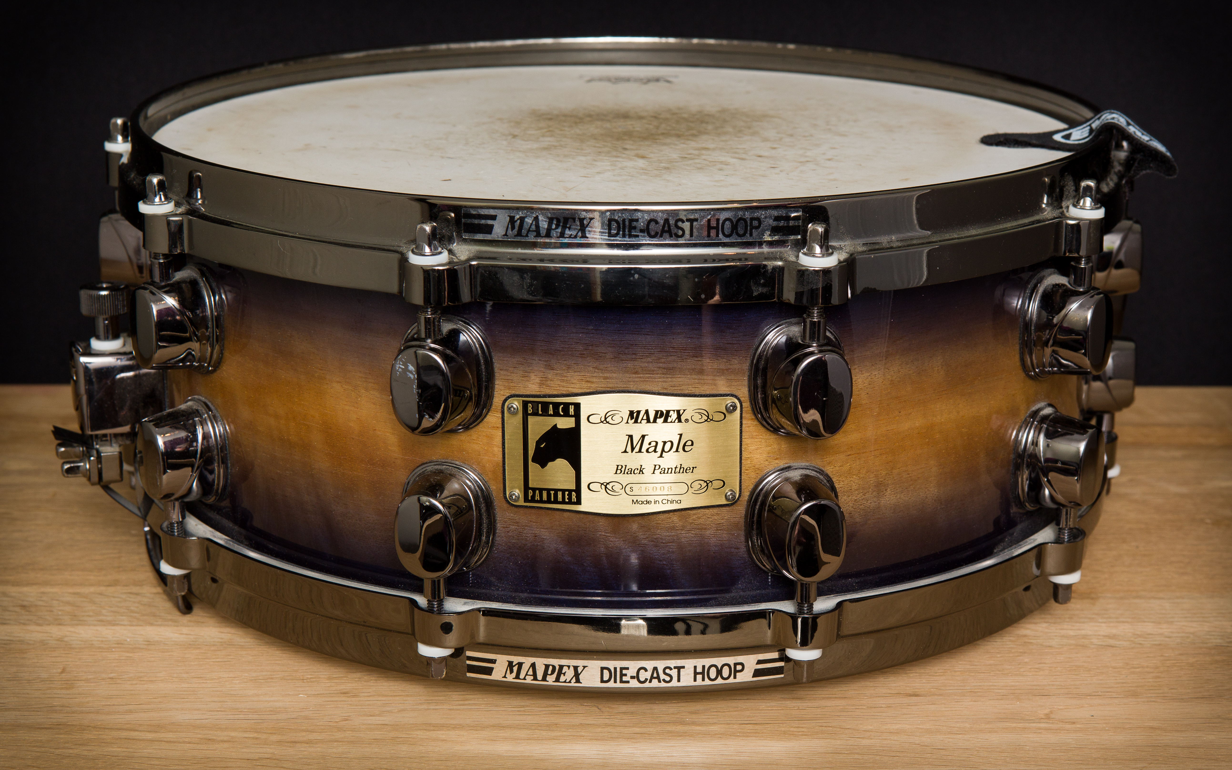 Mapex Black Panther 14" x 5.5" Maple in Lilac Burst